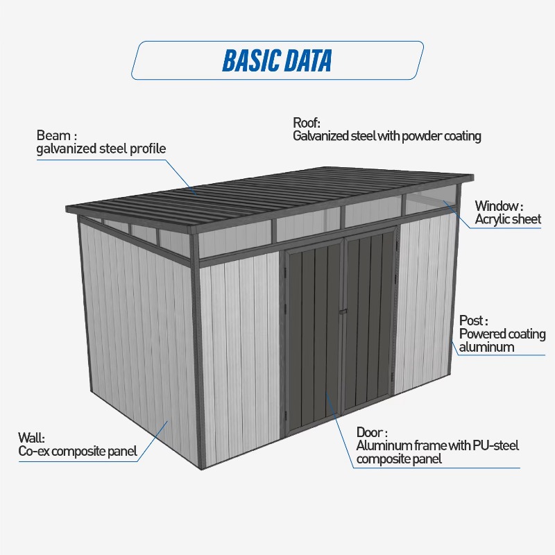 D2833 3M*3M Abri de rangement  - Gardening Tools avis et prix