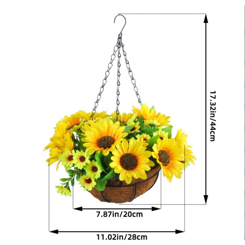 Fleurs artificielles suspendue - Gardening Tools Yellow avis et prix