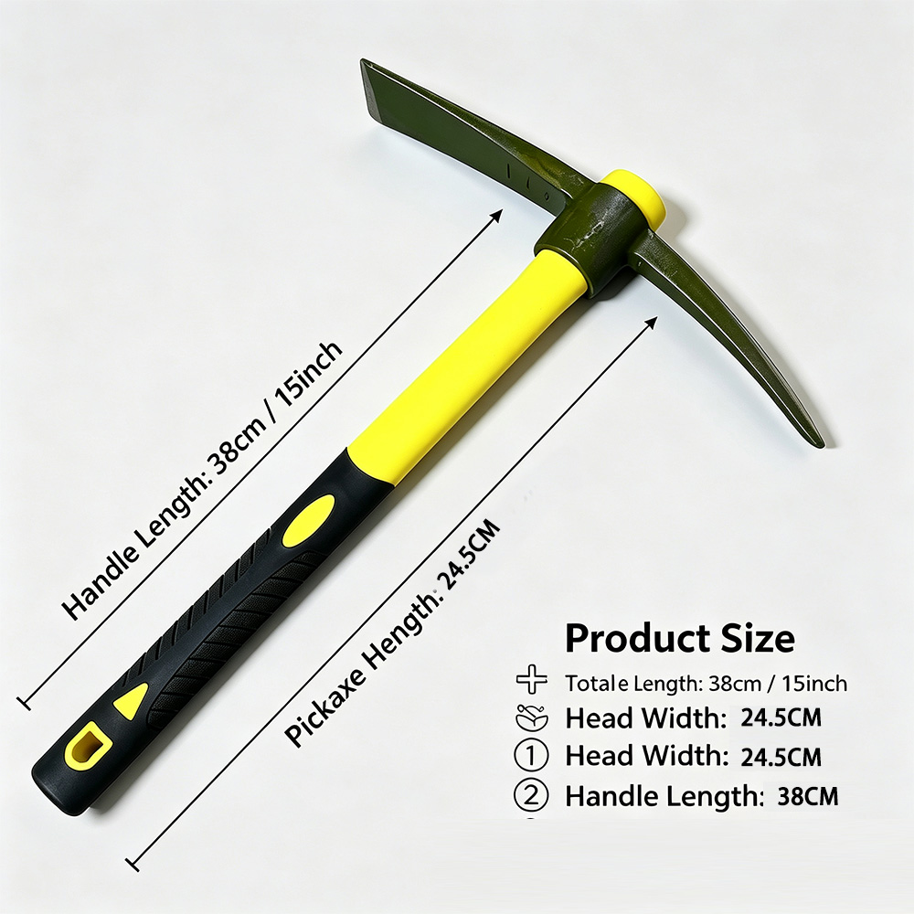 Ensemble de houes à manche en  - Gardening Tools Yellow avis et prix