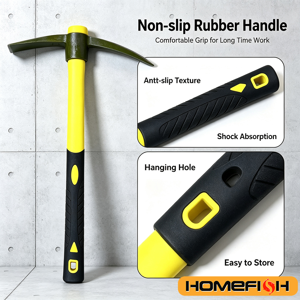 Ensemble de houes à manche en  - Gardening Tools Yellow avis et prix