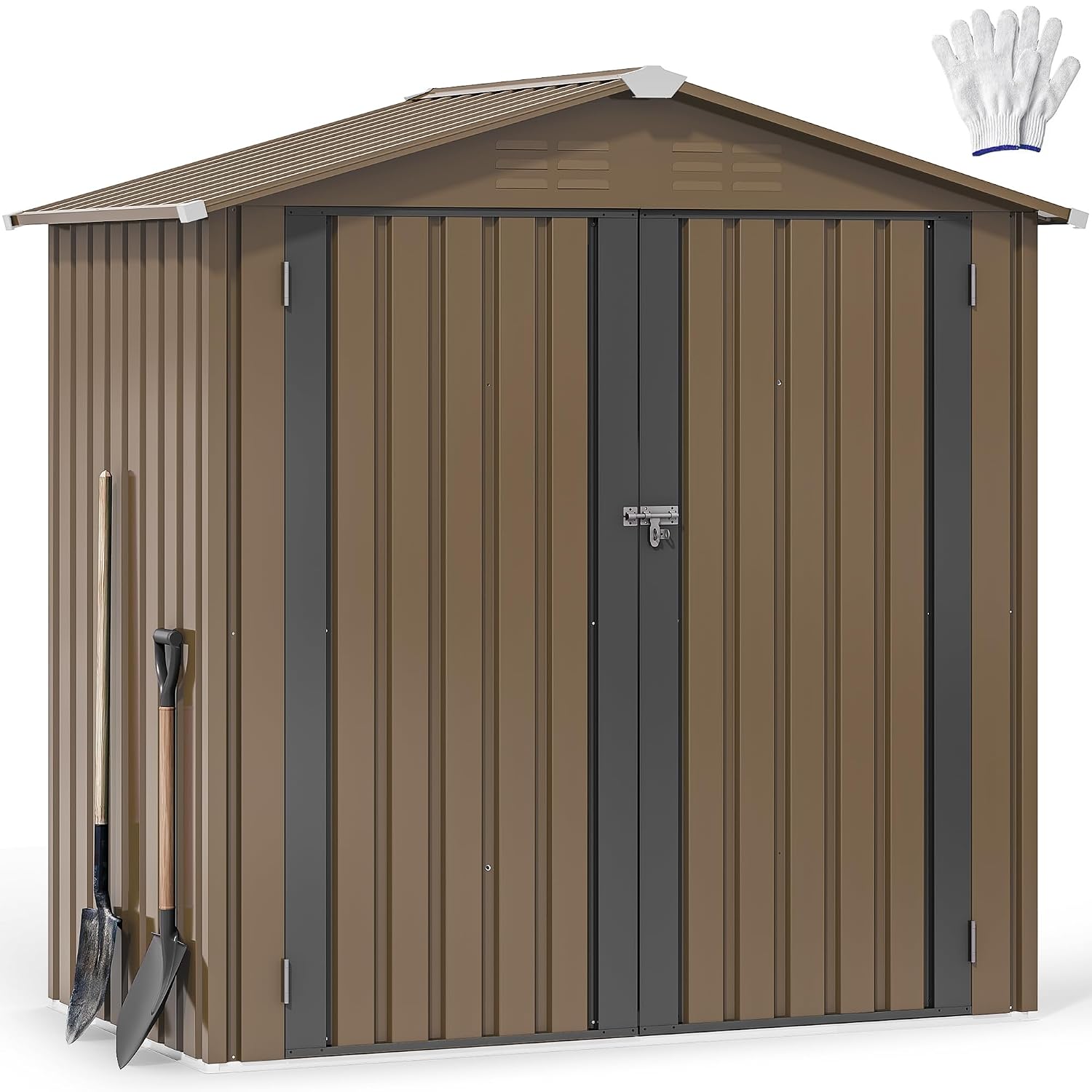 Abri de jardin métallique 6x4  - Gardening Tools avis et prix