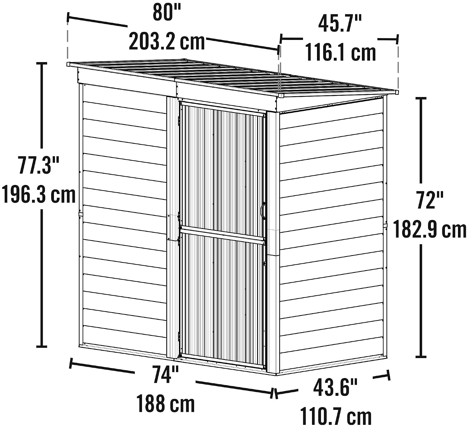 Abri de jardin compact en acie - Gardening Tools avis et prix