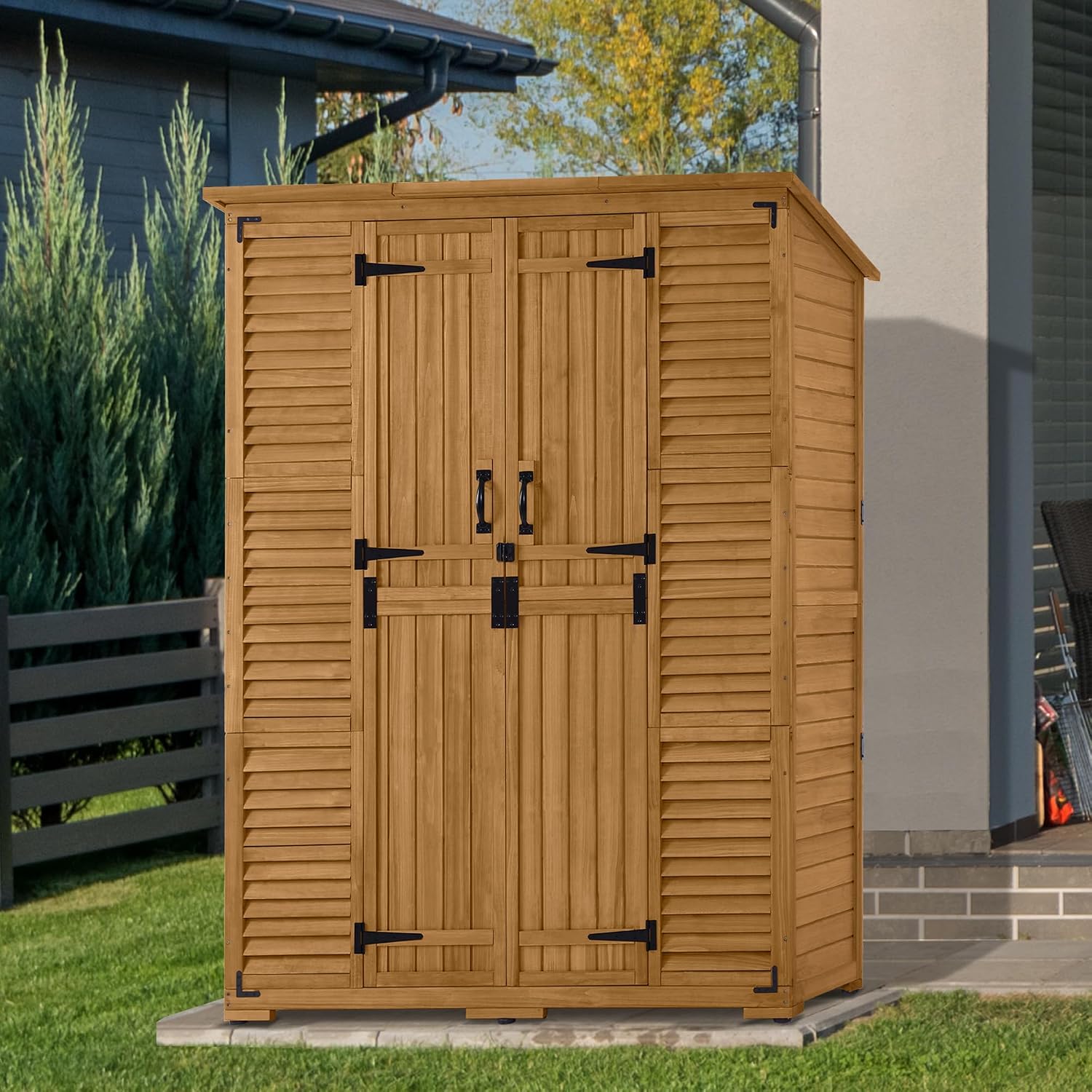 Armoire de rangement extérieur - Gardening Tools avis et prix