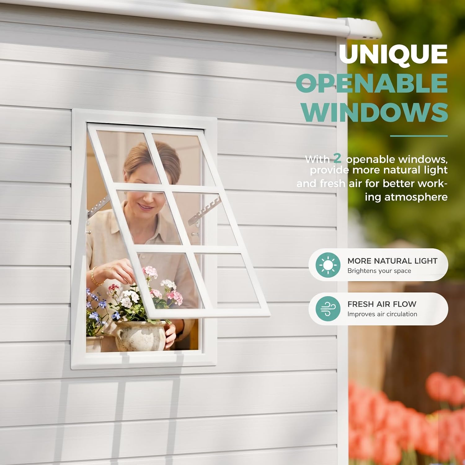 Abri de stockage en résine 8x6 - Gardening Tools avis et prix