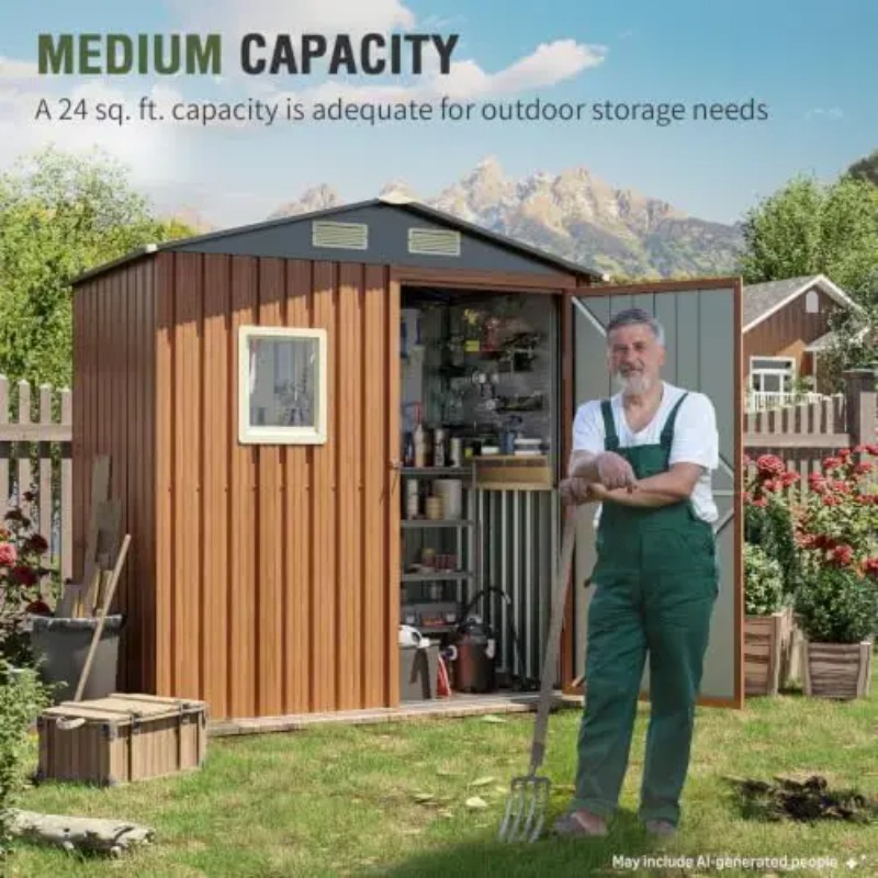 Abri de jardin extérieur 6x4 p - Gardening Tools avis et prix