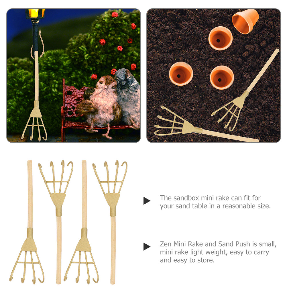 5 pièces, mini râteau décorati - Gardening Tools Vintage avis et prix