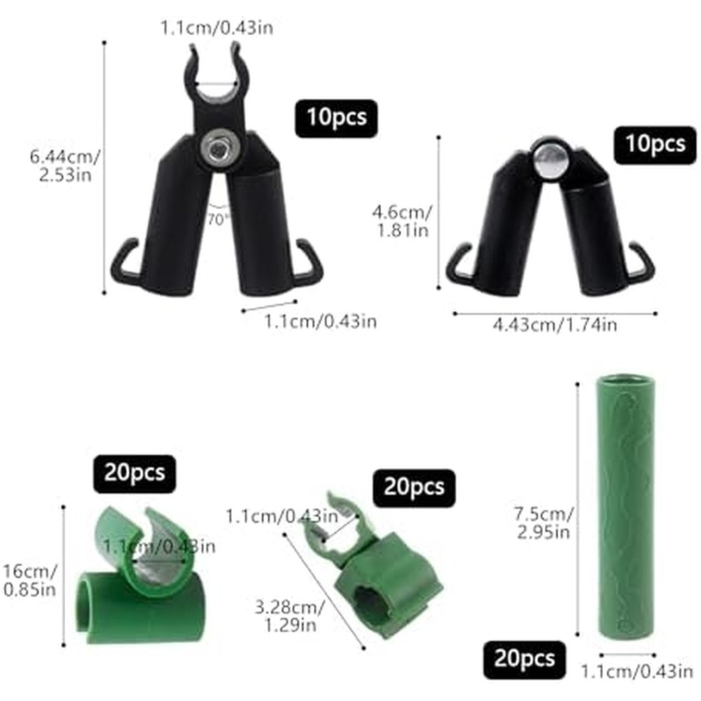 80 pièces de clips de connexio - Gardening Tools Set avis et prix